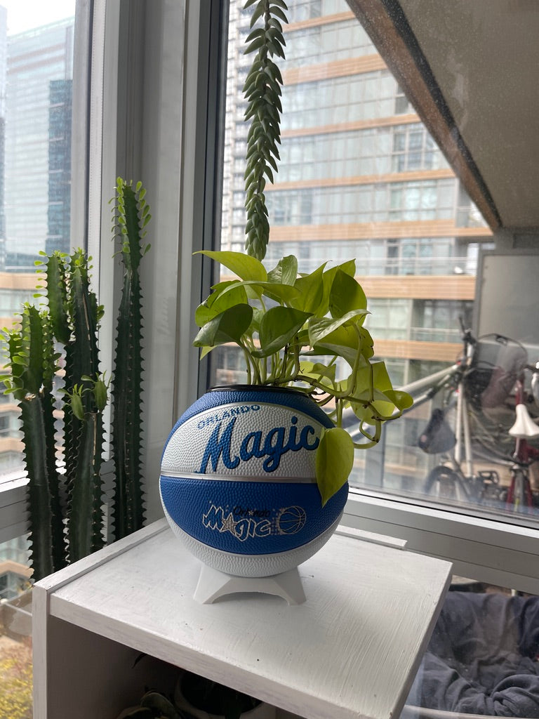 Mini Basketball Planter (Orlando Magic)