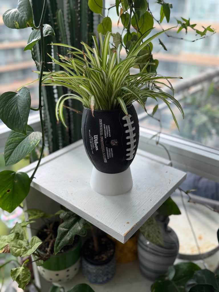 Mini Football Planter (The NFL OG - Black)