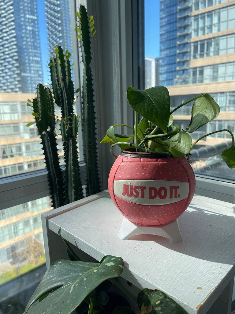 Nike Mini Volleyball Planter (Just Peachy)