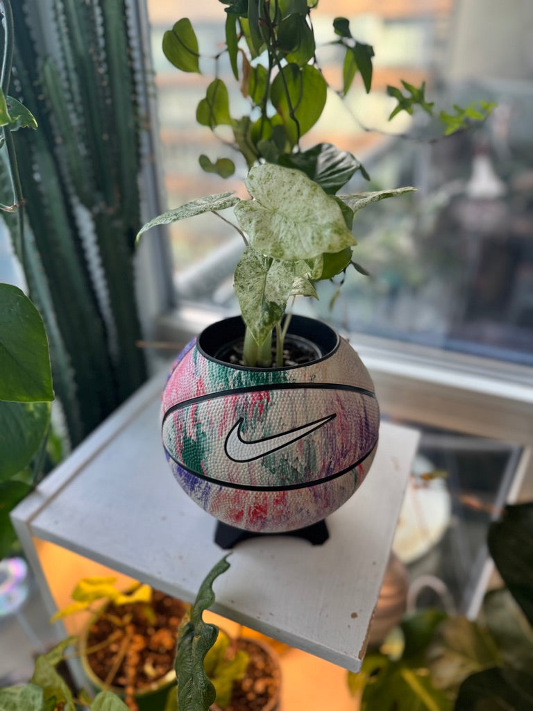 Nike Mini Basketball Planter (Pastel Graffiti)