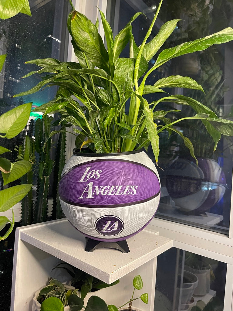 Large Basketball Planter (Los Angeles Lakers Mono)