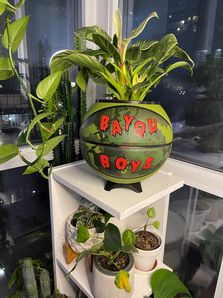Nike Jordan Large Basketball Planter (Bayou Boys)
