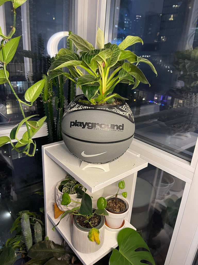 Nike Large Basketball Planter (Black & Grey)