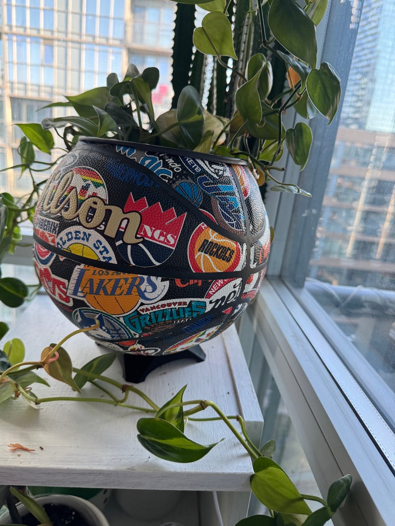 Large Basketball Planter (NBA All Teams)