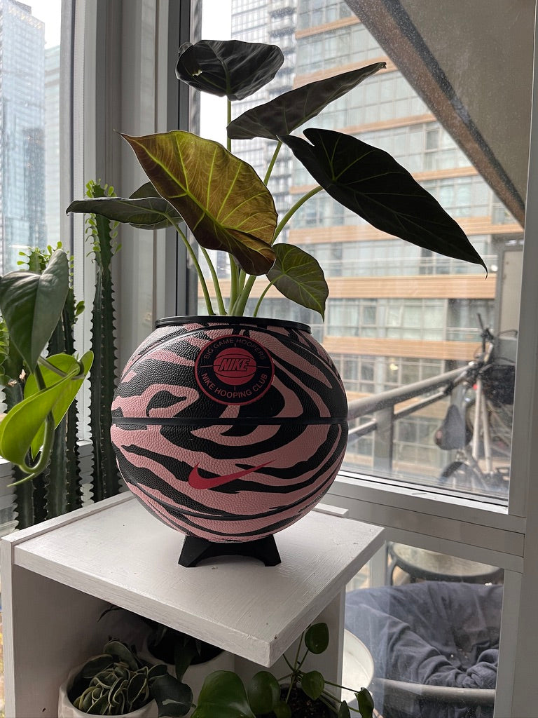 Nike Large Basketball Planter (Pink Zebra)