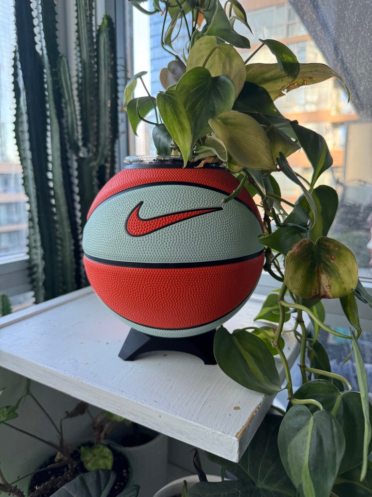 Nike Mini Basketball Planter (Teal Splash)