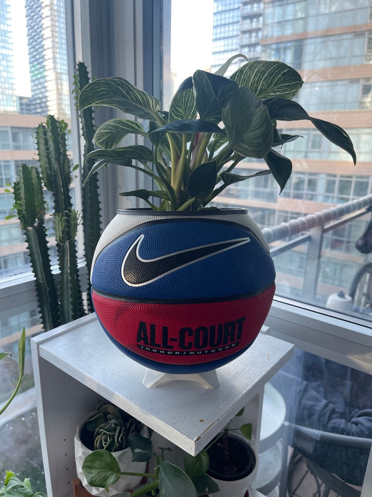 Nike Large Basketball Planter (Red, White, & Blue All-Court)