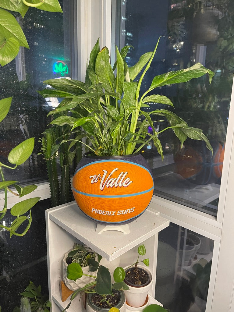 Large Basketball Planter (Phoenix Suns)