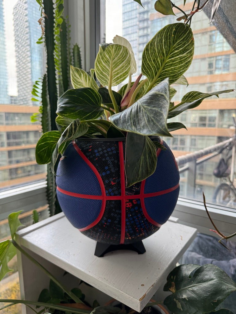 Nike Large Basketball Planter (Neon Graffiti)