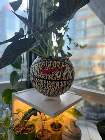 Nike Large Basketball Planter (Cheetah Zebra)