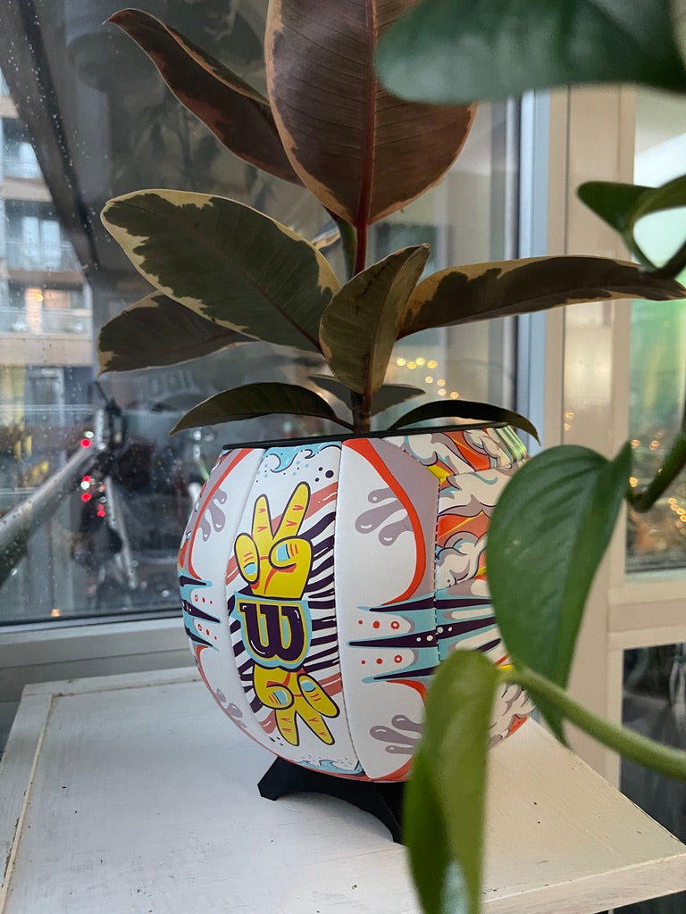 Nike Large Volleyball Planter (Beach Graffiti)