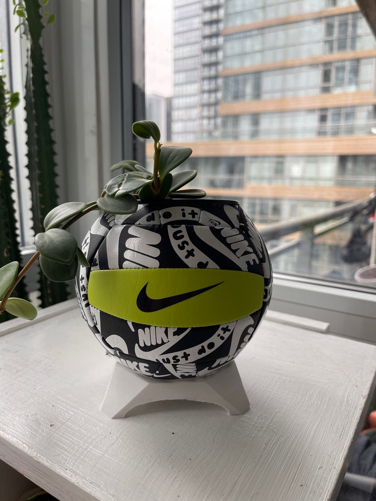 Nike Mini Volleyball Planter (Green Volt)