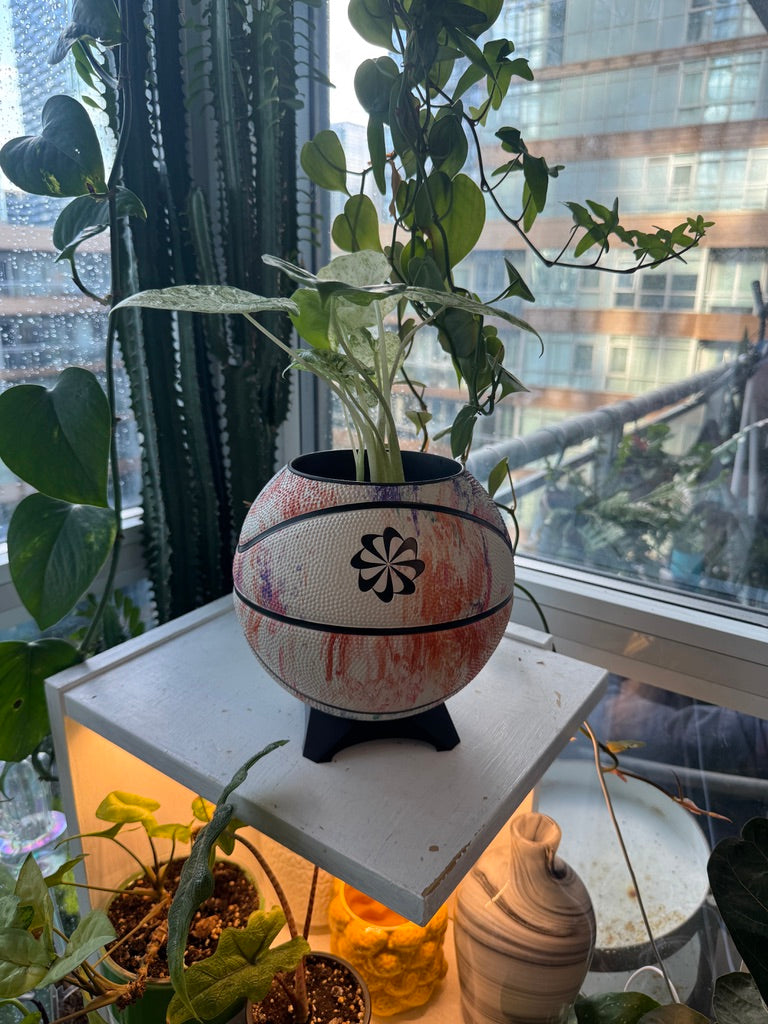 Nike Mini Basketball Planter (Pastel Graffiti)