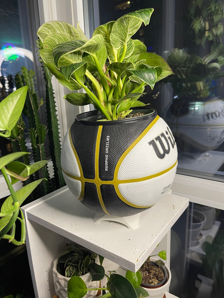 Large Basketball Planter (Memphis Grizzlies)
