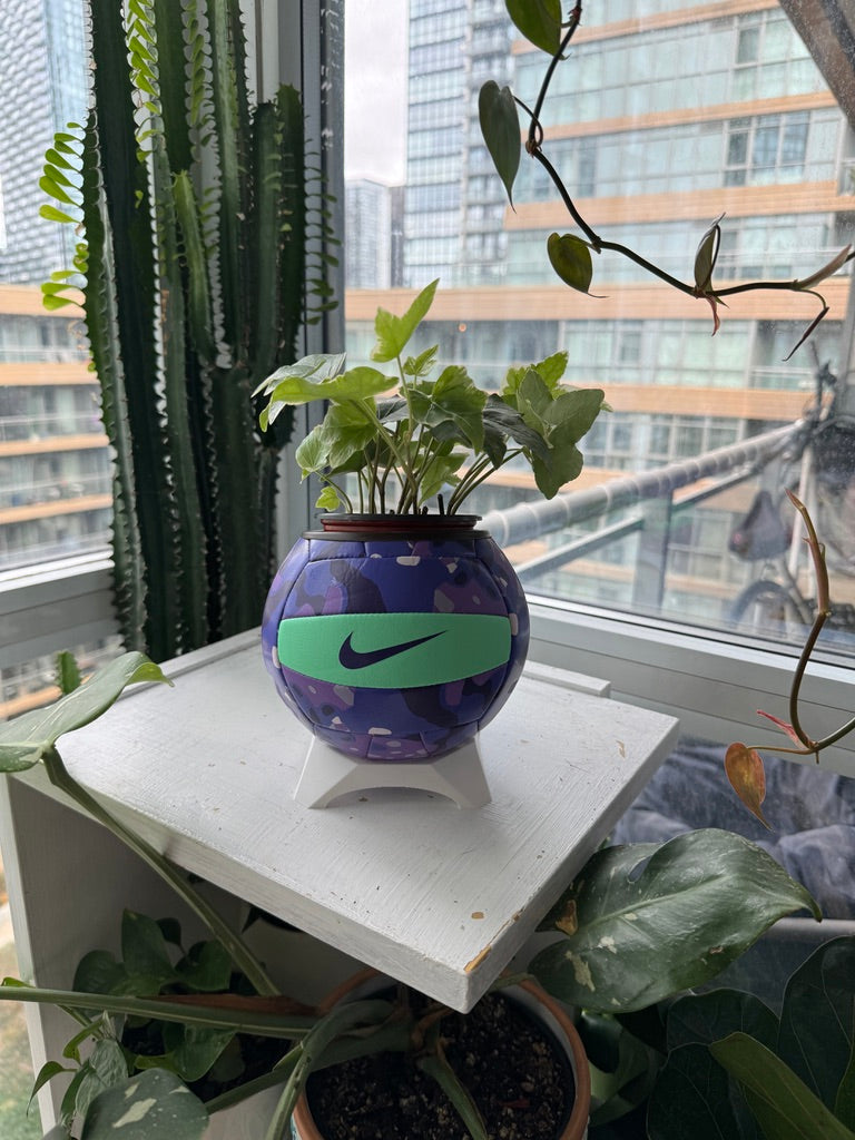 Nike Mini Volleyball Planter (Purple Obsession)
