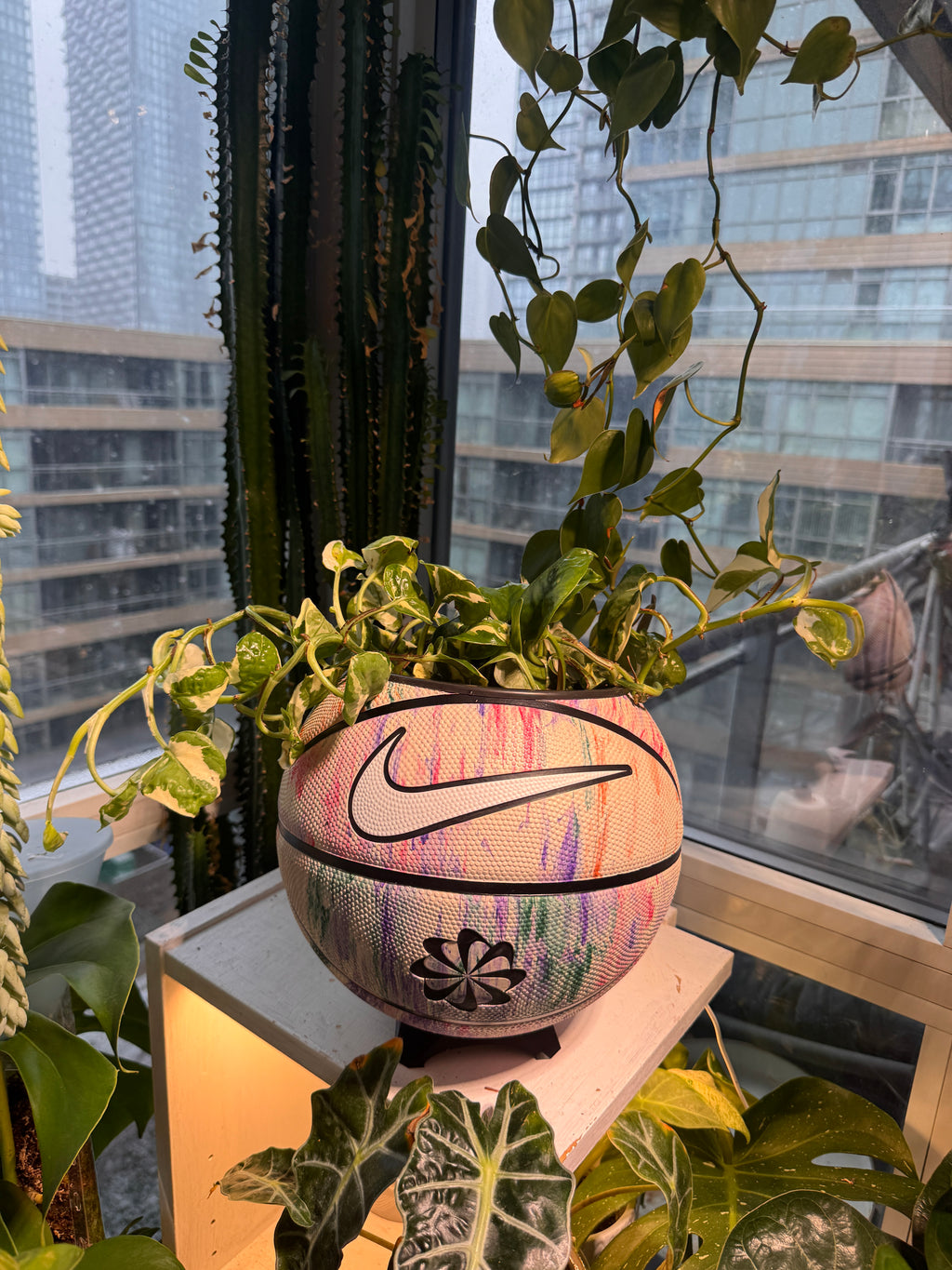 Nike Large Basketball Planter (Pastel Graffiti)