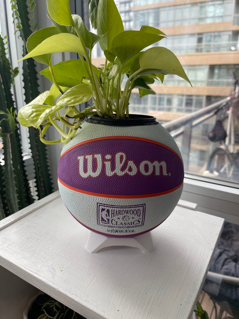 Mini Basketball Planter (Phoenix Suns)