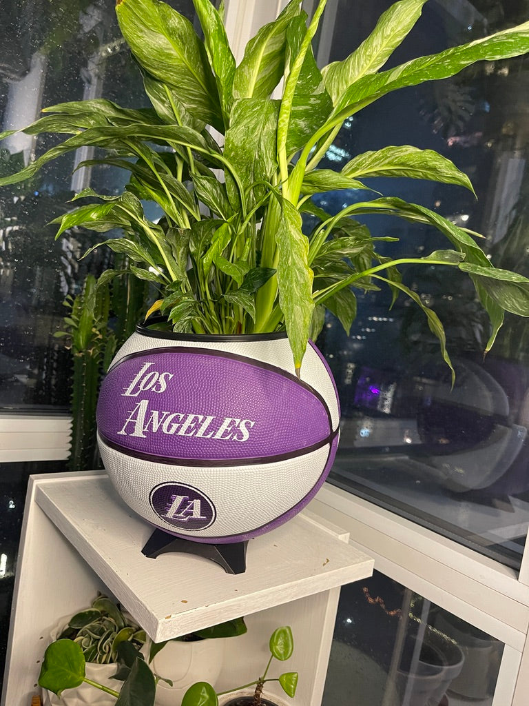 Large Basketball Planter (Los Angeles Lakers Mono)