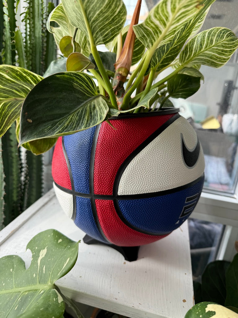 Nike Large Basketball Planter (Red, White, & Blue Elite)