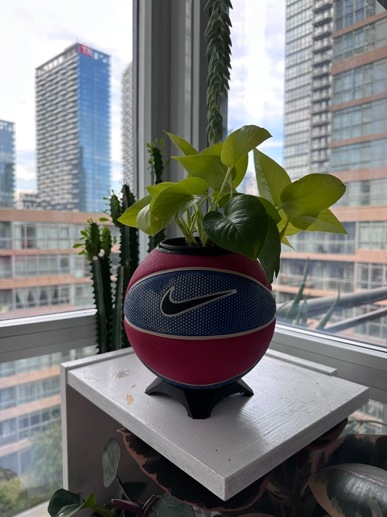 Nike Mini Basketball Planter (Game Royal Silver)