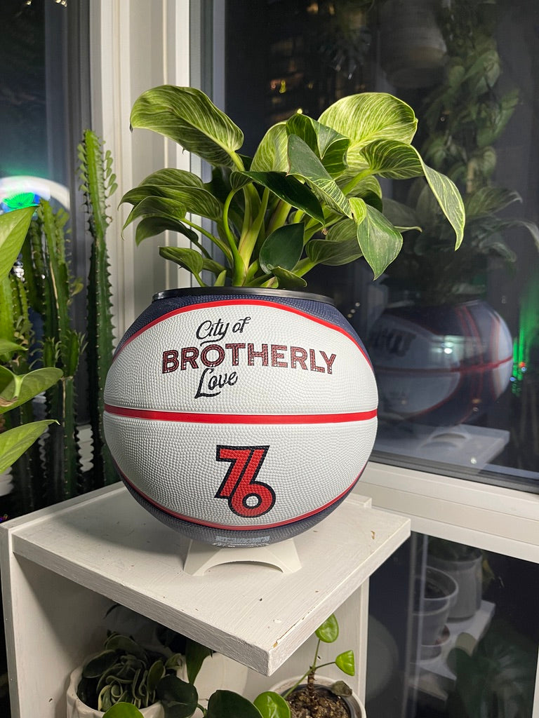 Large Basketball Planter (Philadelphia 76ers)