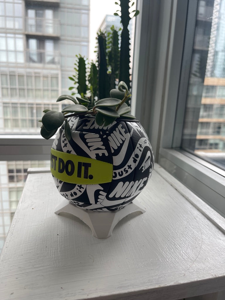 Nike Mini Volleyball Planter (Green Volt)