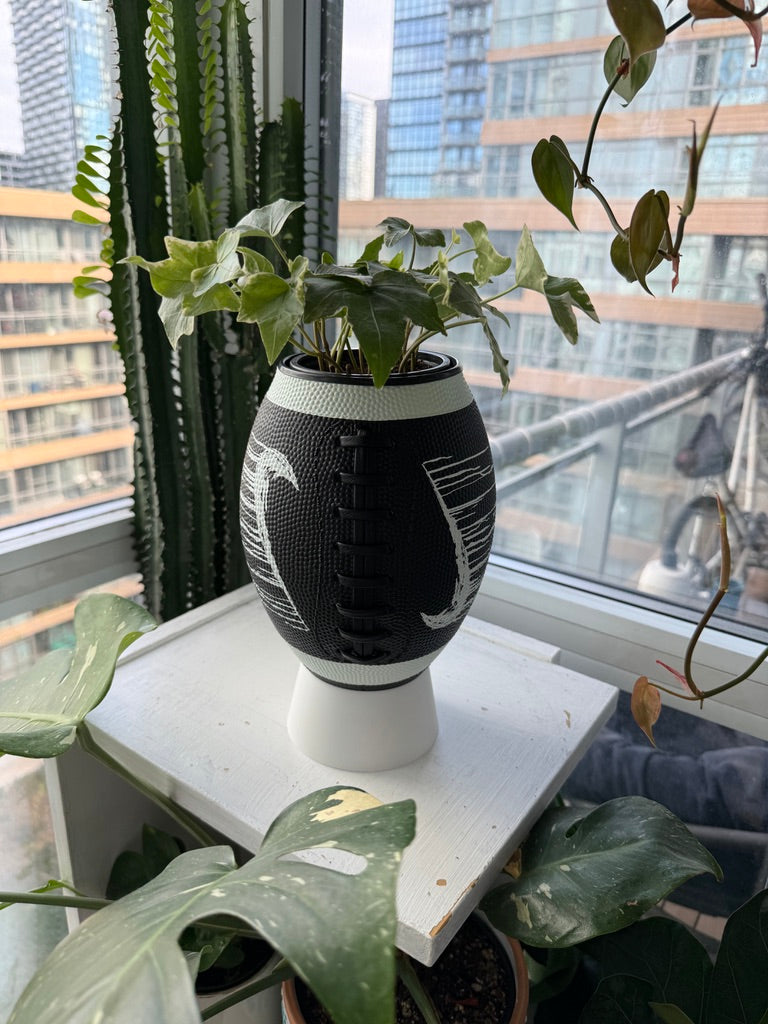 Nike Large Football Planter (White & Black)
