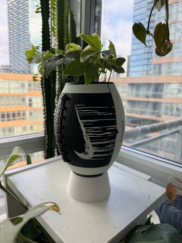 Nike Large Football Planter (White & Black)