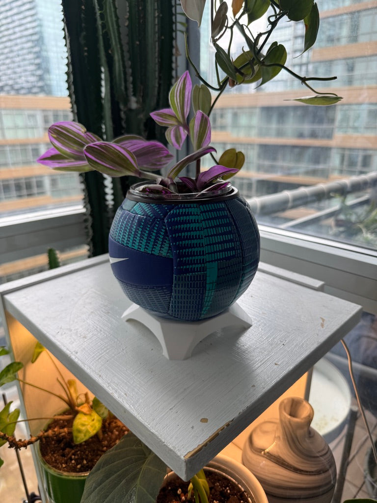 Nike Mini Volleyball Planter (Dusty Blue)