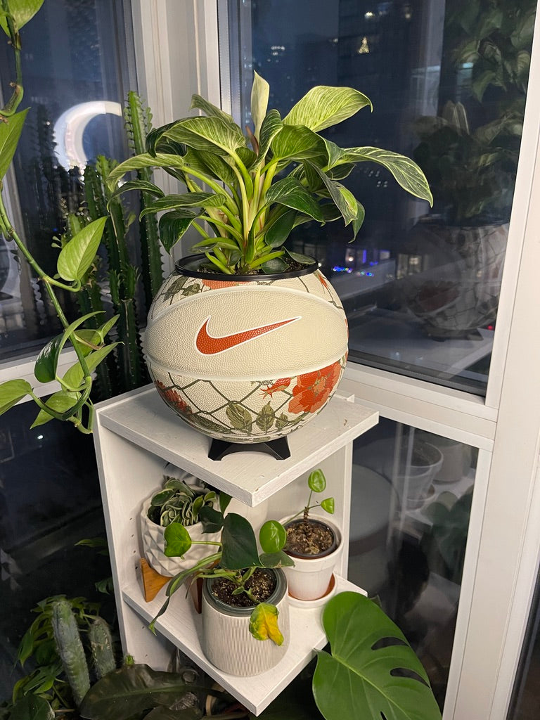 Nike Large Basketball Planter (Rose Floral)
