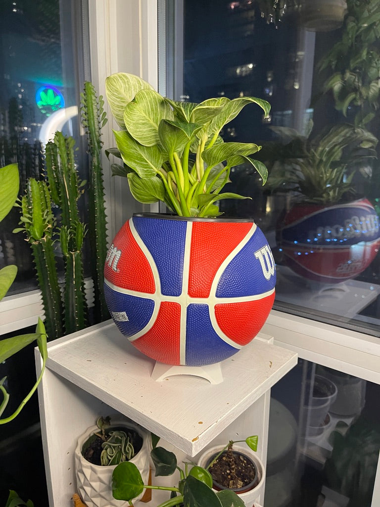 Large Basketball Planter (Los Angeles Clippers)