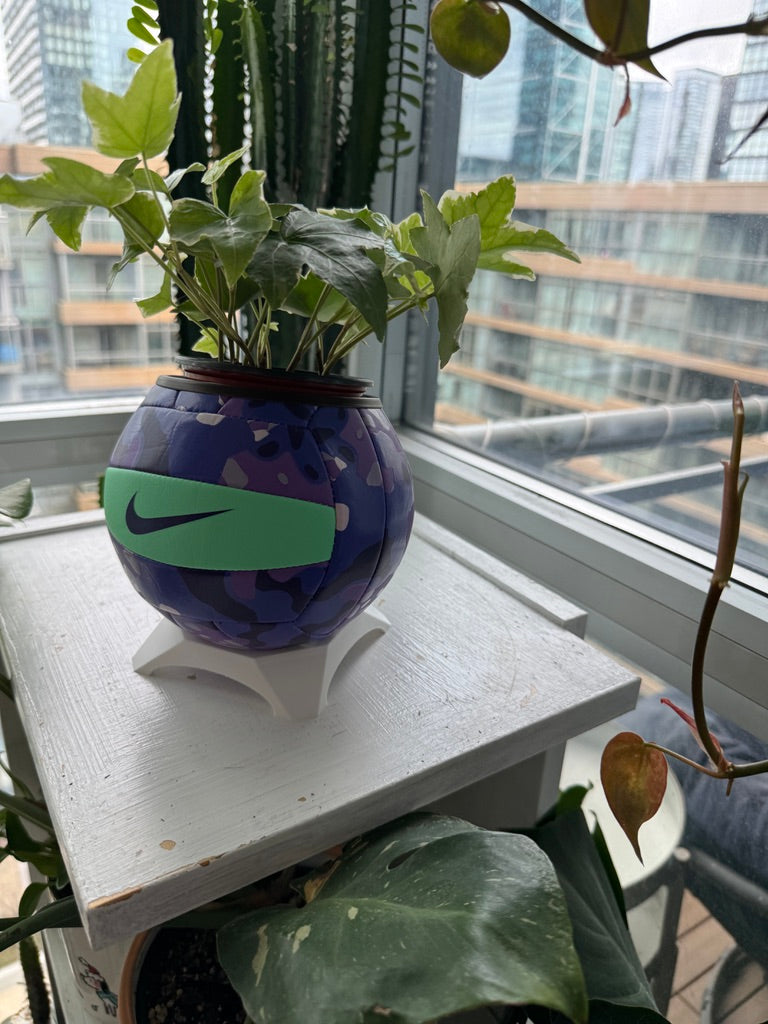 Nike Mini Volleyball Planter (Purple Obsession)