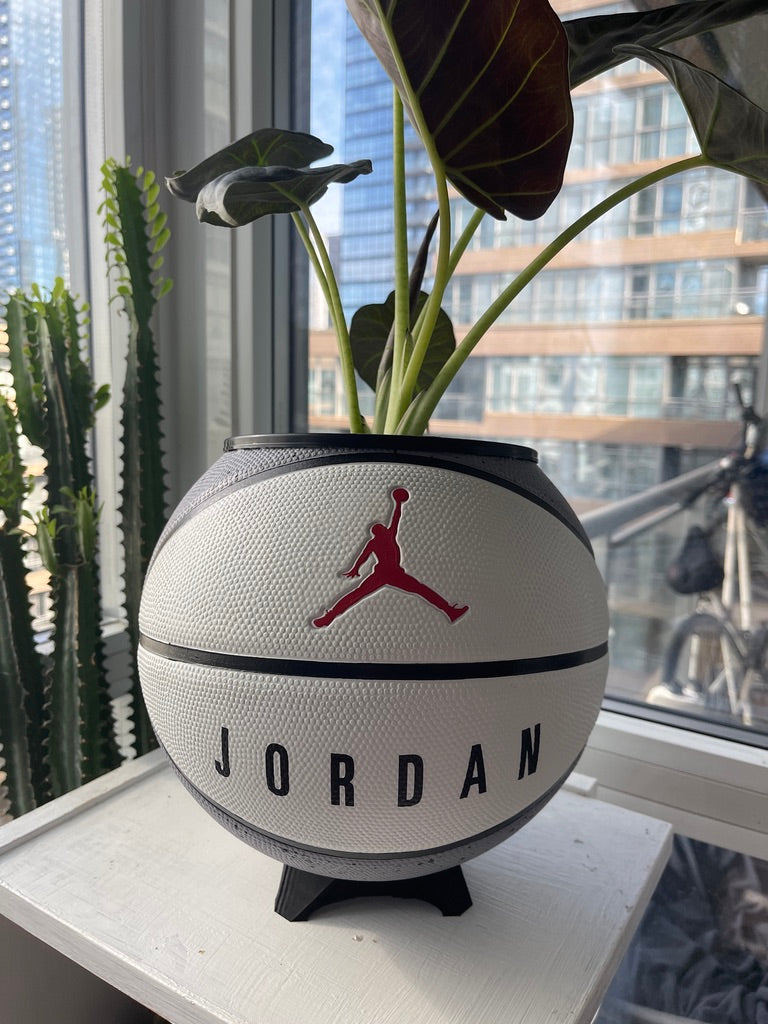 Nike Jordan Large Basketball Planter (White Cement)