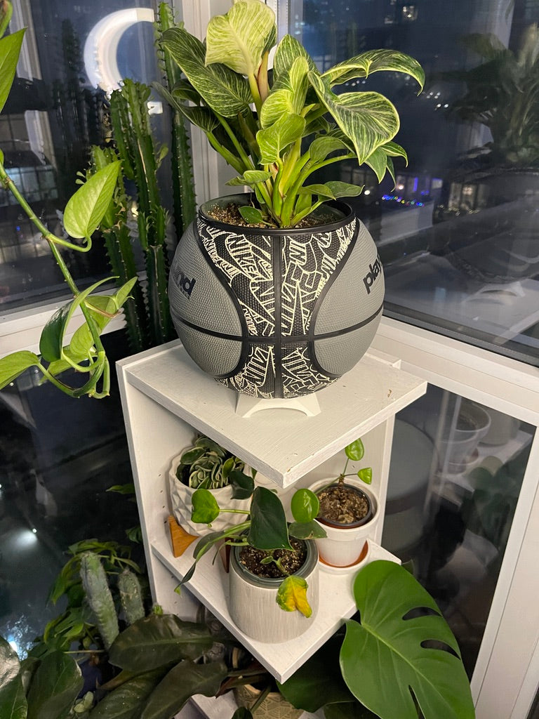 Nike Large Basketball Planter (Black & Grey)