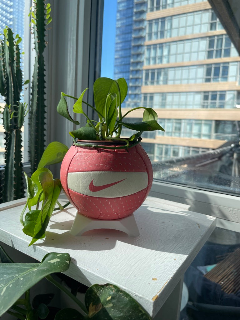 Nike Mini Volleyball Planter (Just Peachy)