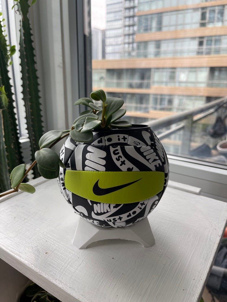 Nike Mini Volleyball Planter (Green Volt)