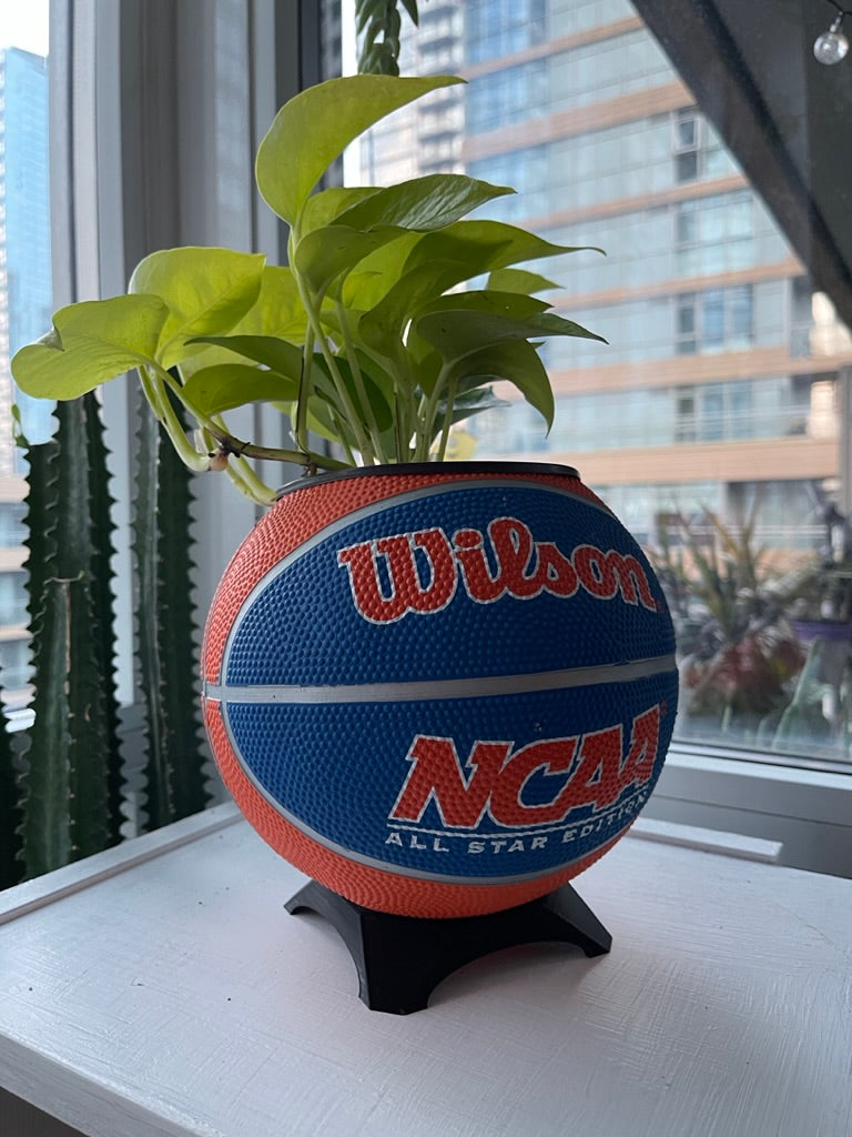 Mini Basketball Planter (NCAA Orange)
