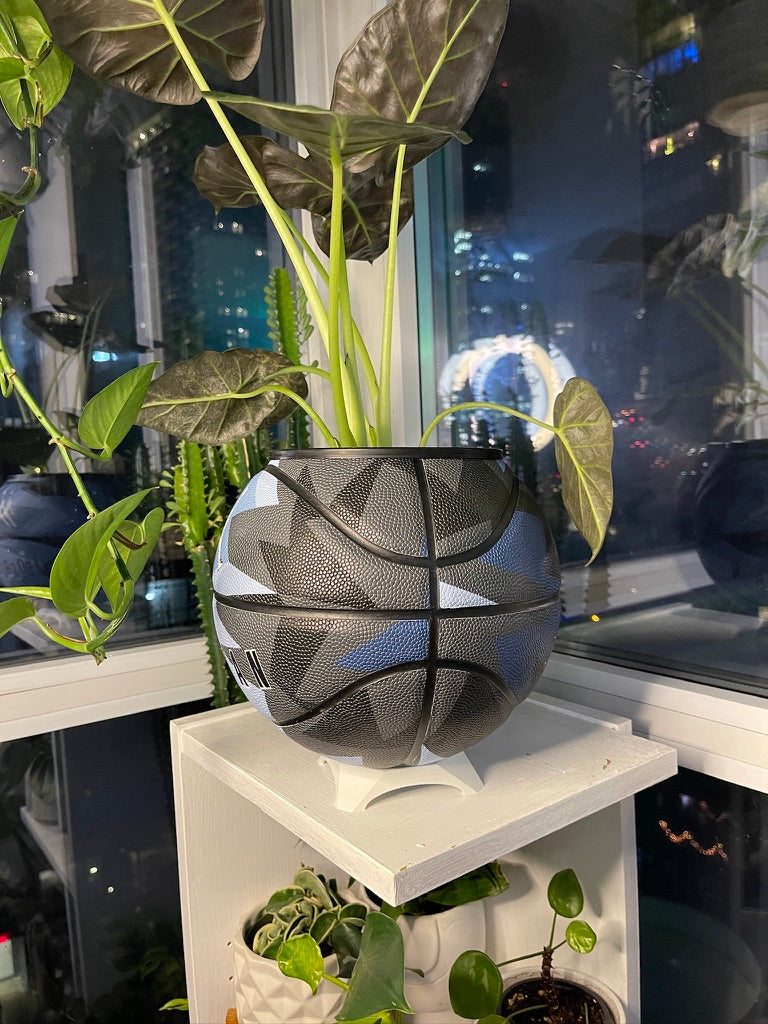 Nike Jordan Large Basketball Planter (Geometric Blue)