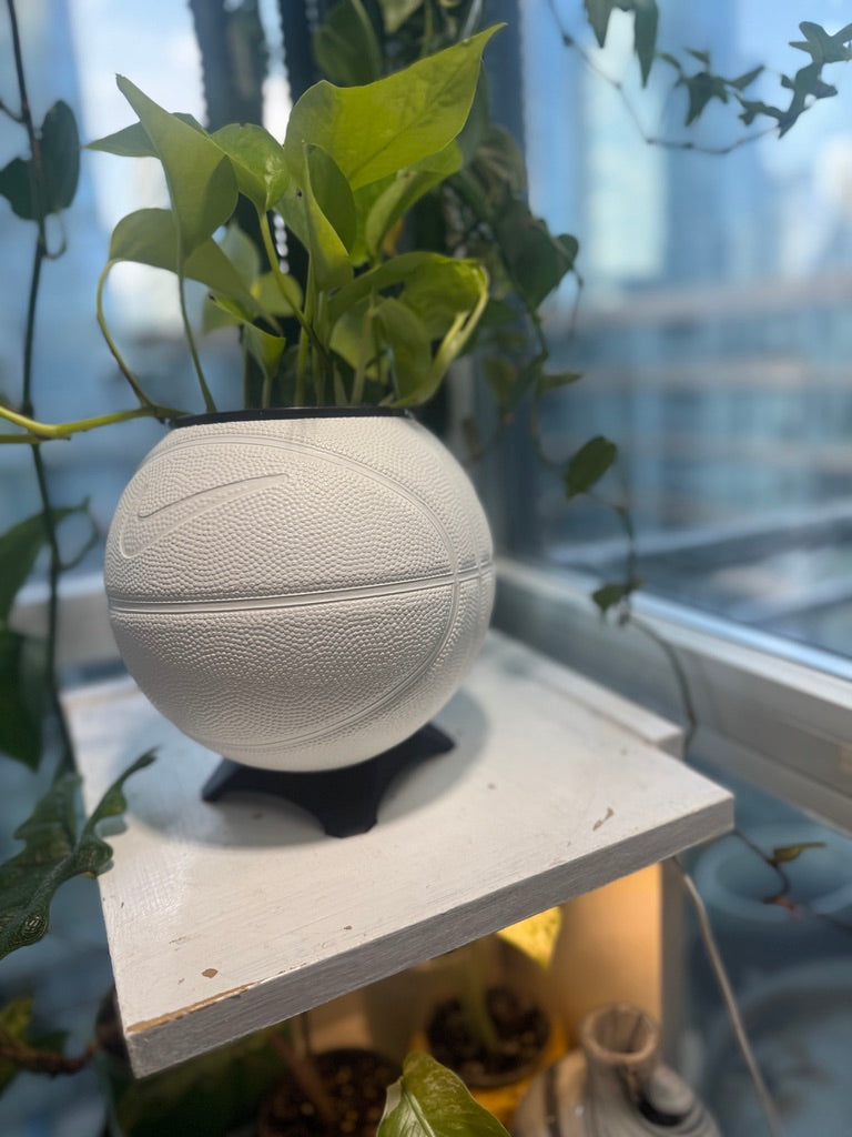 Nike Mini Basketball Planter (White)