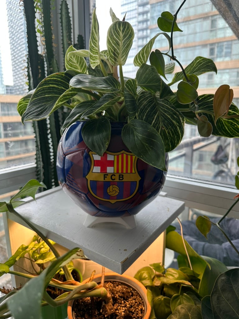 Large Soccer Ball Planter (FC Barcelona OG)