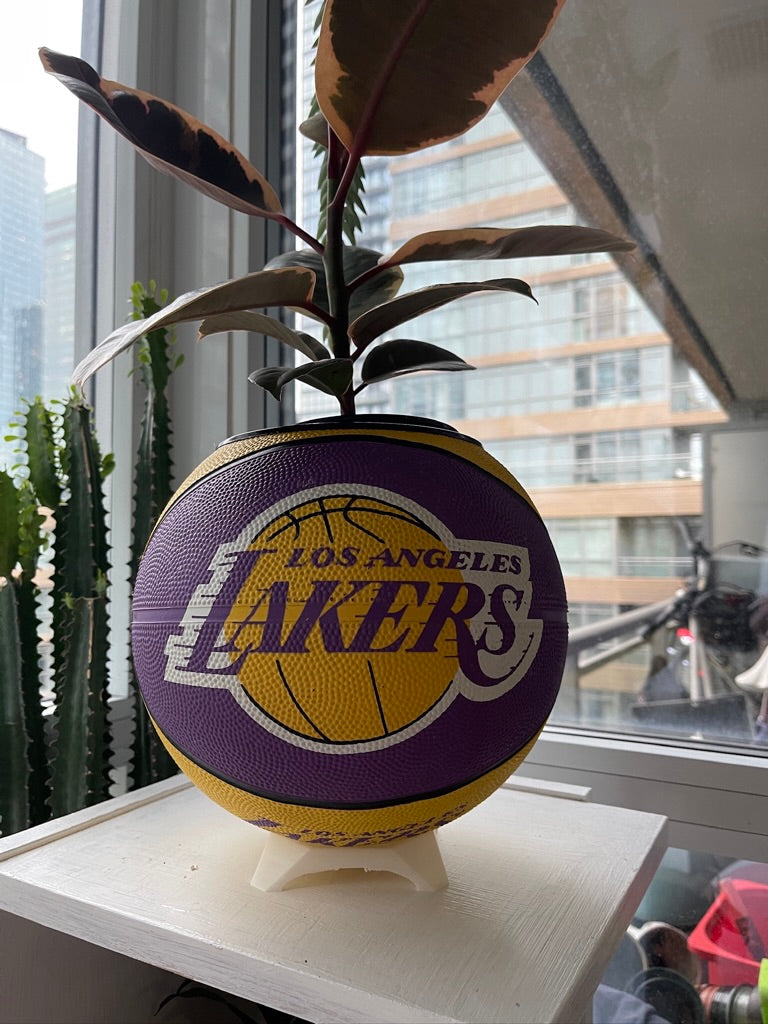 Large Basketball Planter (Los Angeles Lakers - OG)