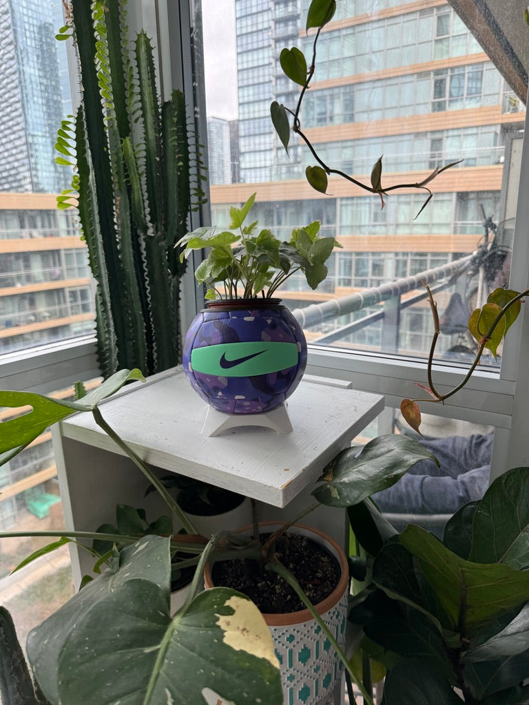 Nike Mini Volleyball Planter (Purple Obsession)
