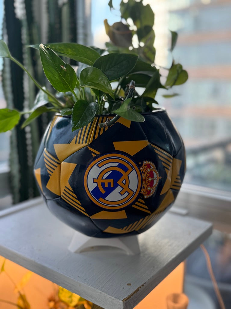 Large Soccer Ball Planter (Real Madrid)