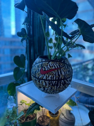 Nike Large Basketball Planter (Cheetah Zebra)