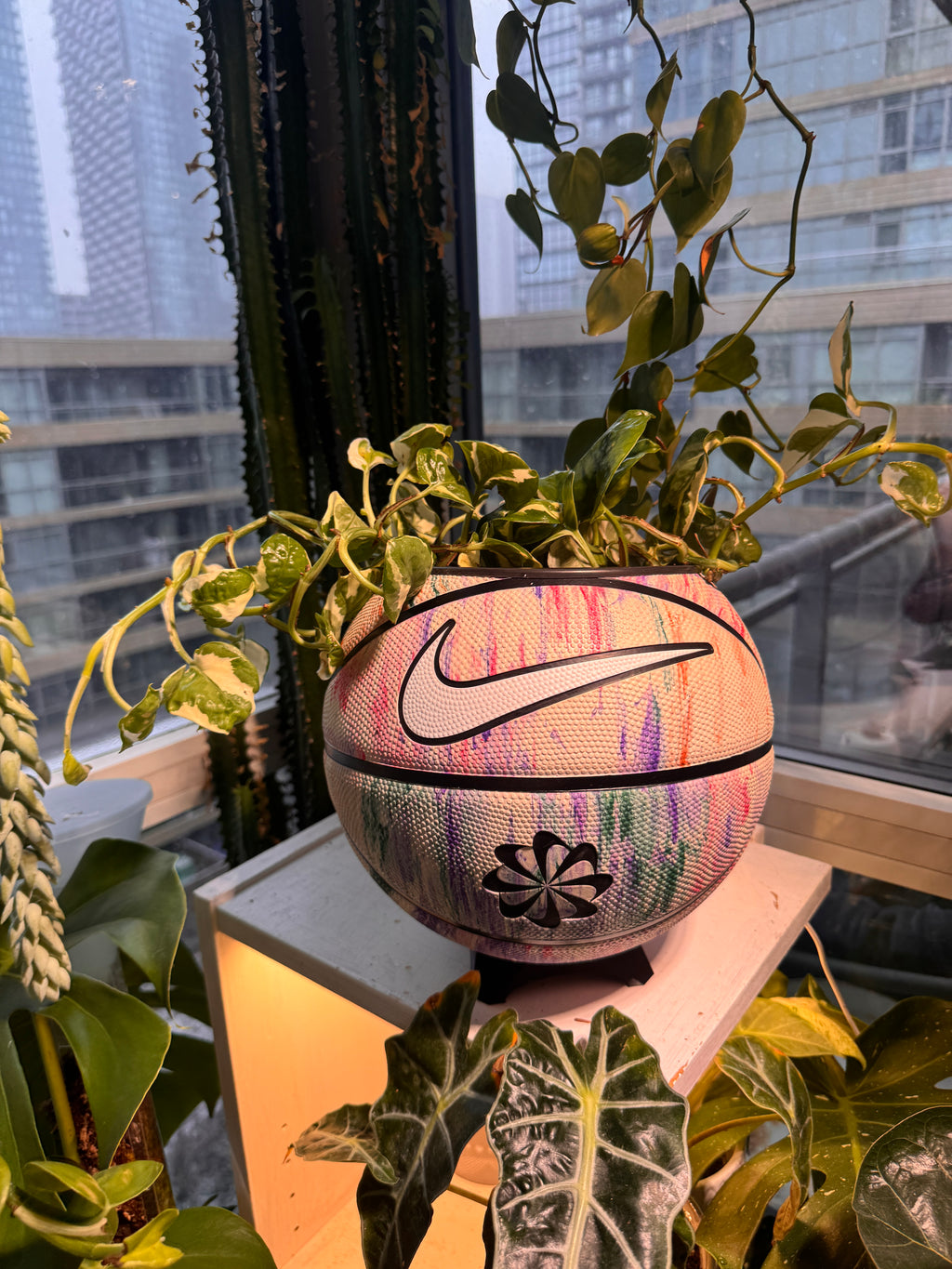 Nike Large Basketball Planter (Pastel Graffiti)