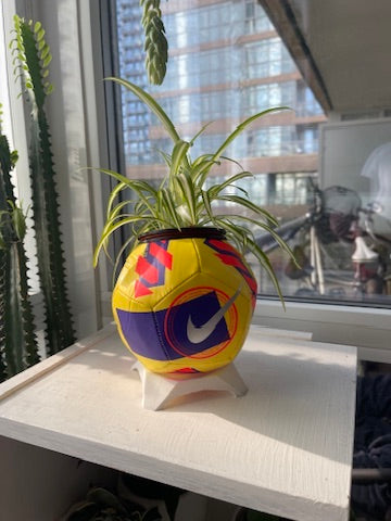 Nike Mini Soccer Ball Planter (Yellow Pitch)