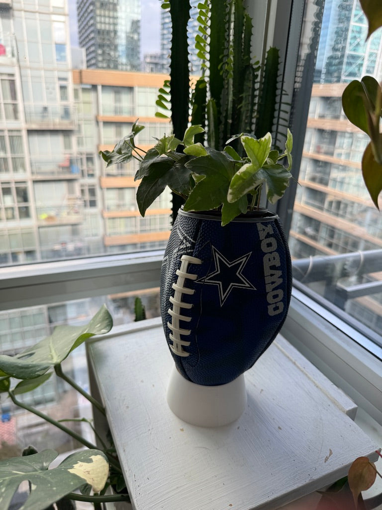 Large Football Planter (Dallas Cowboys)
