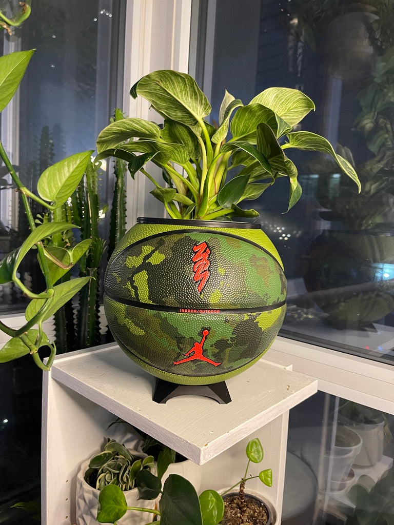 Nike Jordan Large Basketball Planter (Bayou Boys)