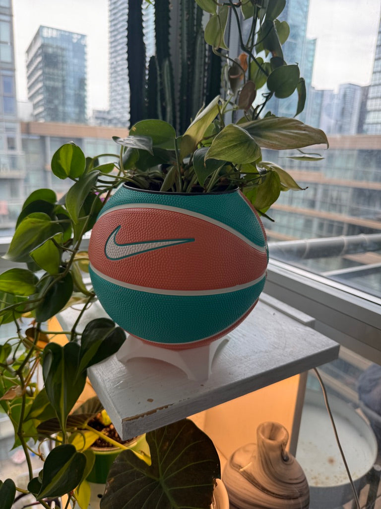 Nike Mini Basketball Planter (Malibu Beach)