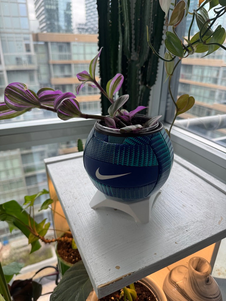 Nike Mini Volleyball Planter (Dusty Blue)